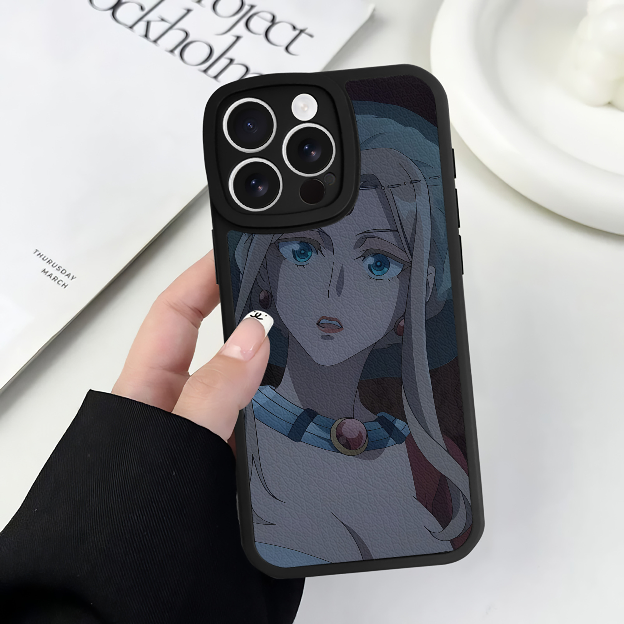 薬屋のひとりごと The Apothecary Diaries 【iPhone 16シリーズ対応】シリコンスマホケース（レザー調） 材質：シリコン